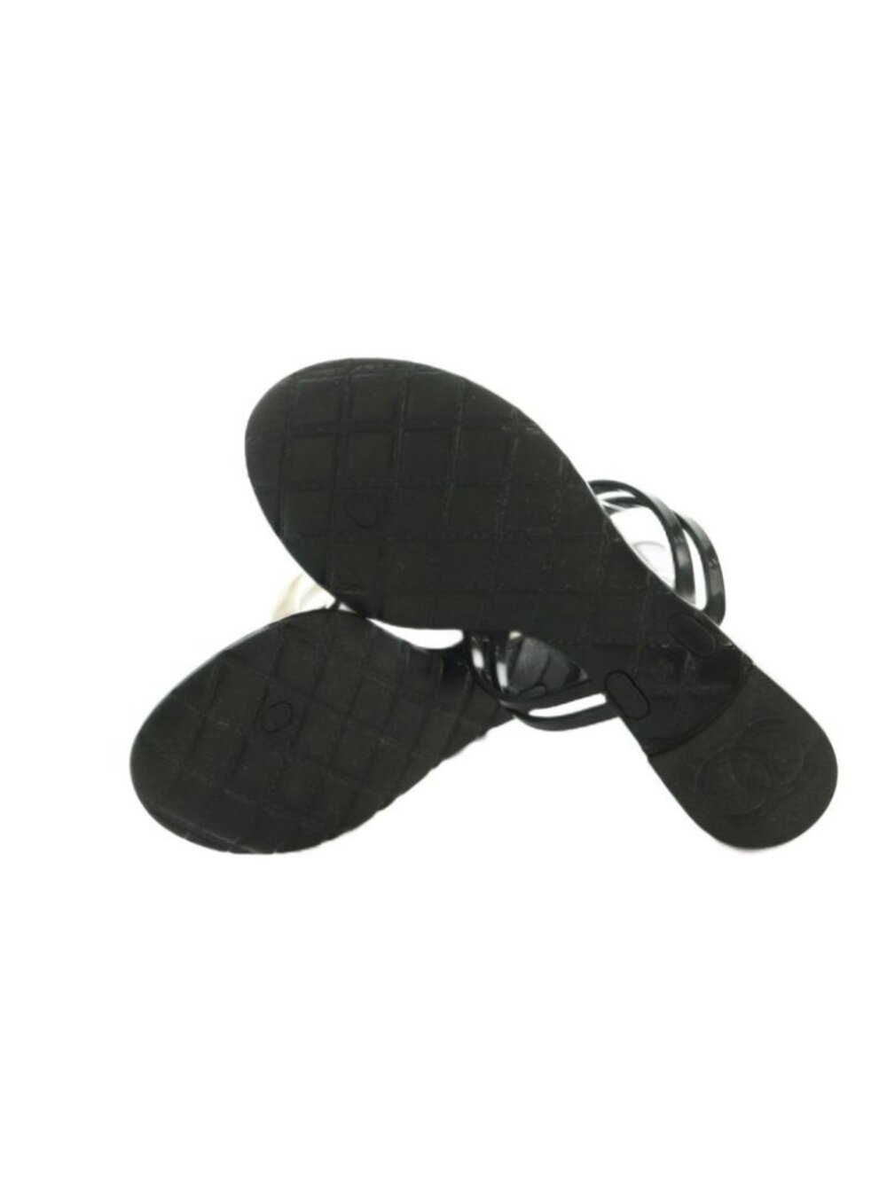 Chanel Camellia Thong Sandals 36 23.0 cm Black - Picture 6 of 9